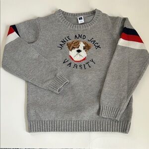 Janie and Jack Varsity Bulldog Sweater Boys 6